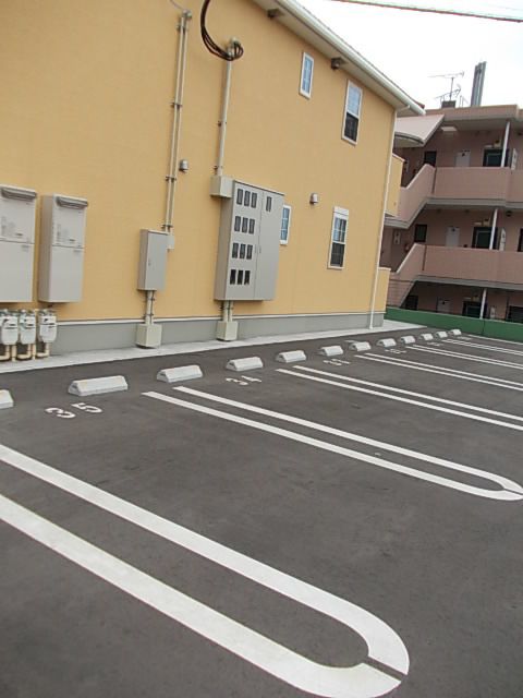 【鹿児島市広木のアパートの駐車場】