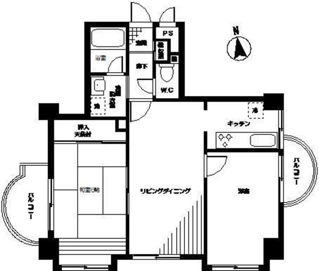 グリーンパーク亀有Iの間取り