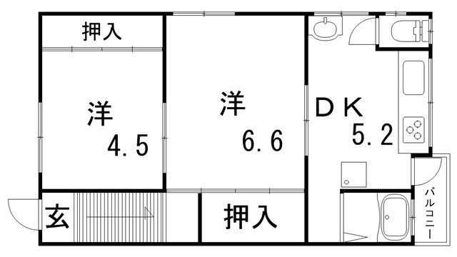 永楽荘の間取り