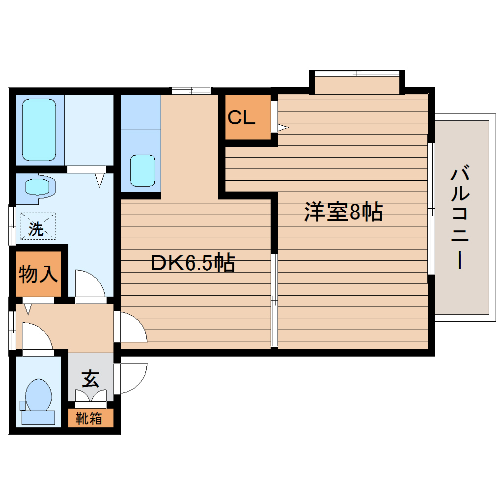 パセオ青葉の間取り