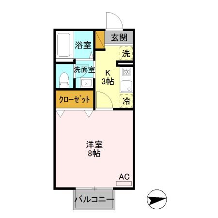 リバーグリーンの間取り