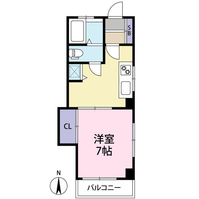 世田谷区奥沢のマンションの間取り