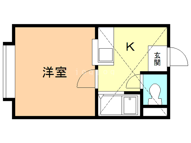 コア恵庭Aの間取り