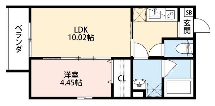 Secondo Casa TS（セコンドカーサティーエス）の間取り