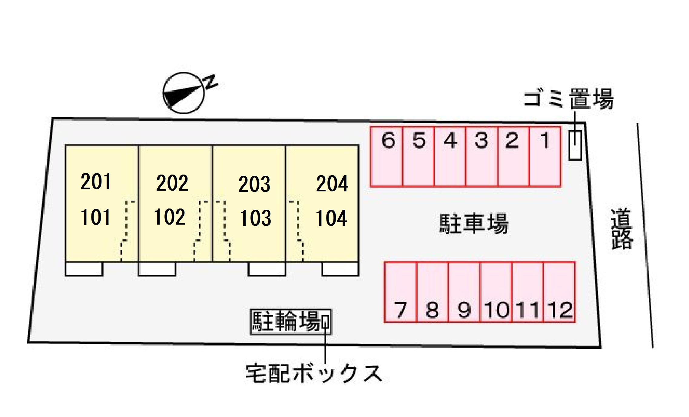 【トゥルース　Ｂの駐車場】