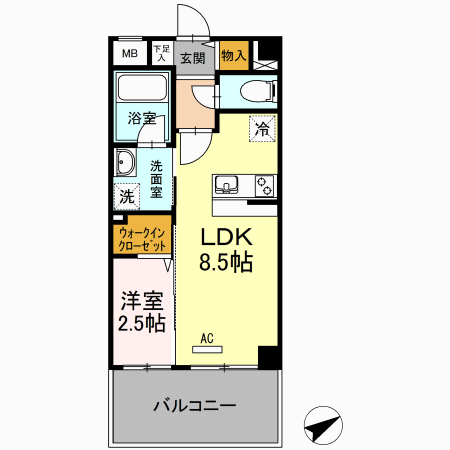 新宮ステーションビルの間取り