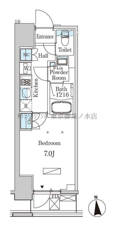 ライオンズフォーシア神田須田町の間取り