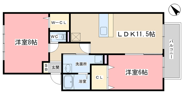 ヴェルツ音羽の間取り