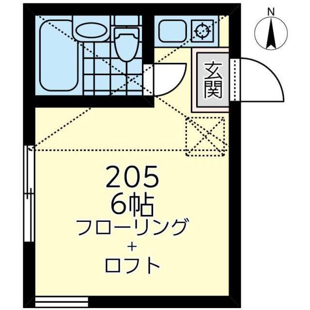 ユナイトステージ殿町　壱番館の間取り