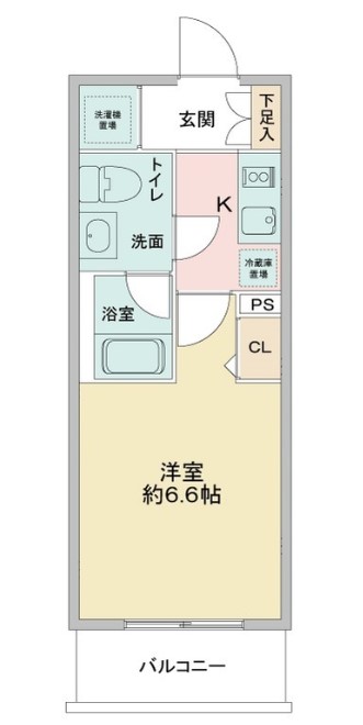 葛飾区お花茶屋のマンションの間取り