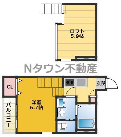 メイプルスクエア大宮の間取り