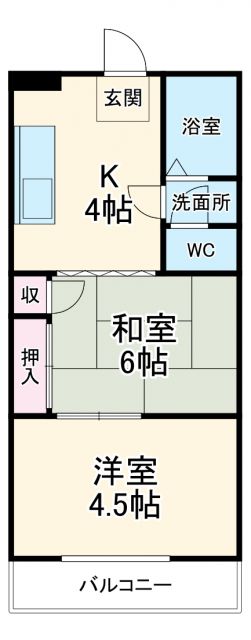 アネックスヤブタの間取り写真