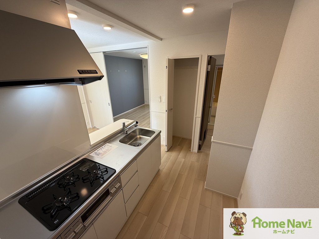 キッチン　浄水器一体型のキッチン