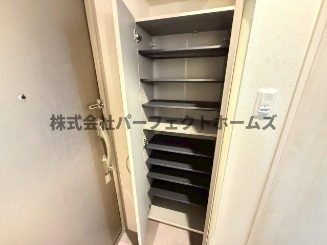 収納　十分な収納スペースがあります