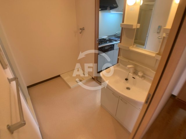 洗面設備　エルロード住吉7号館　独立洗面台