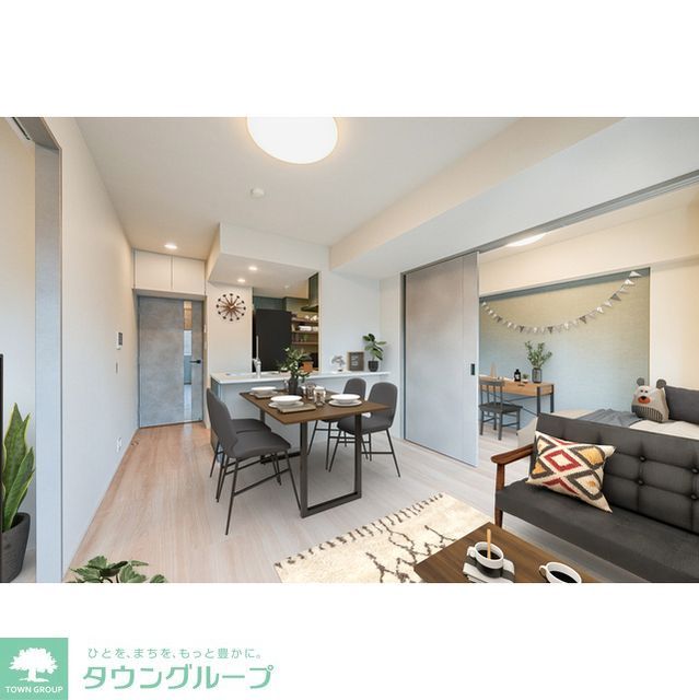 居室・リビング　家具・調度品等はCG 加工です。実際の賃貸住居 には含まれ…