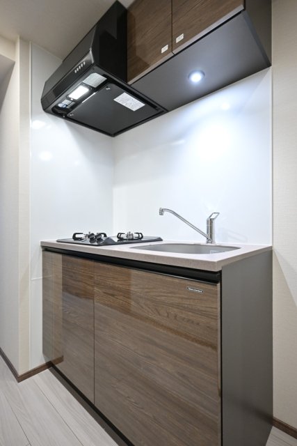 キッチン　システムキッチン（2口ガスコンロ）