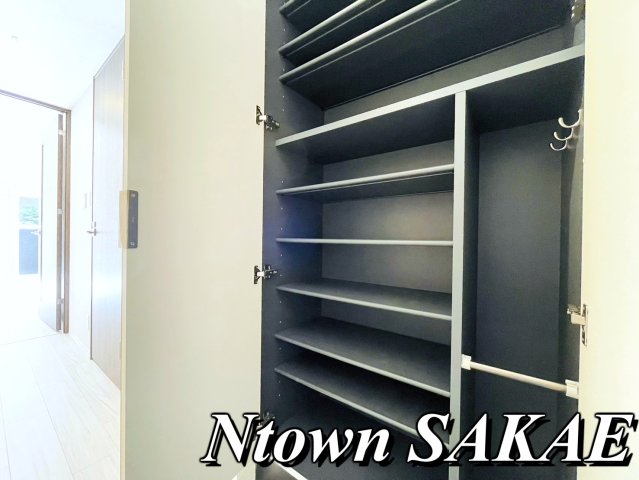 収納　たっぷりとした収納スペースです