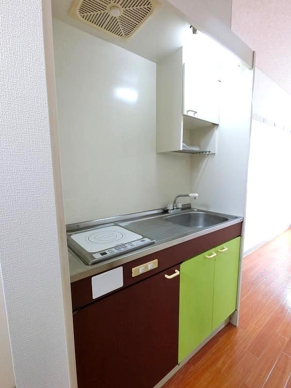 キッチン　ミニキッチン・１口IHクッキングヒーター付き