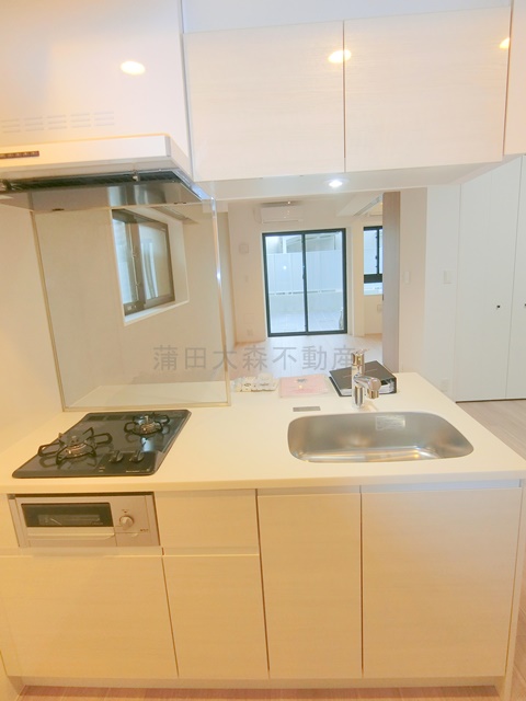 キッチン　2口ガスグリル付システムキッチン