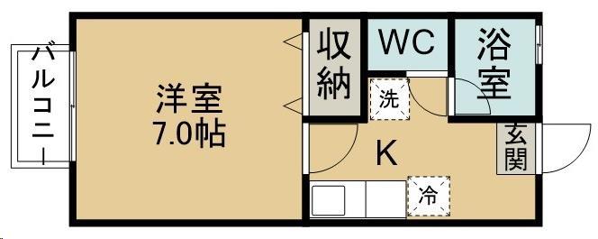 パルメゾンの間取り写真