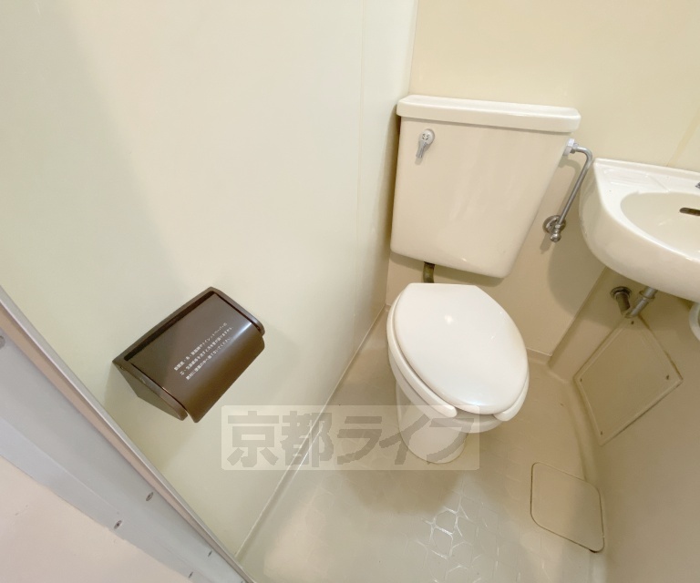 トイレ　ユニットバスのトイレです。