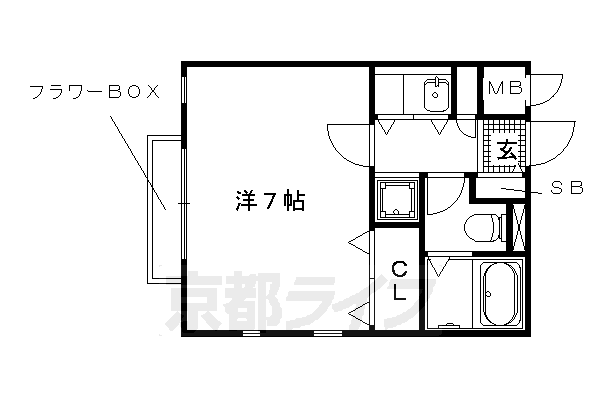 アルテハイム白梅町の間取り写真