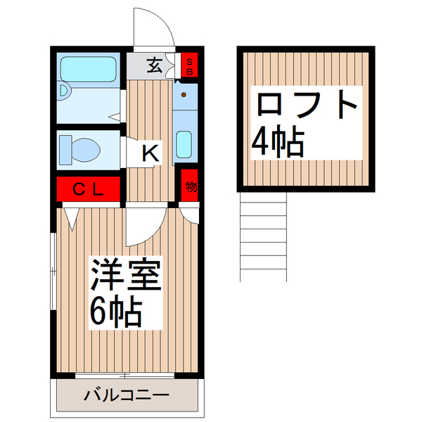 グリーンパレスKの間取り写真