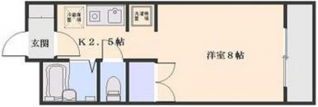 レゾンヤスダの間取り写真