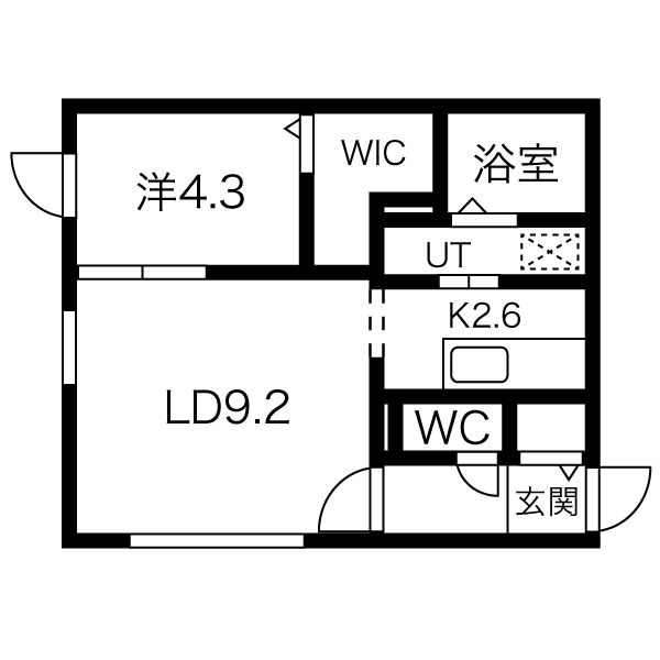 douzieme Vの間取り写真
