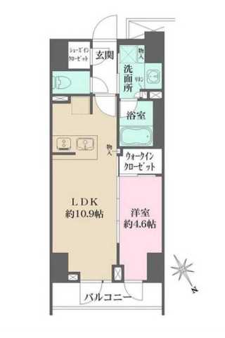 ルフォンプログレ四谷の間取り写真