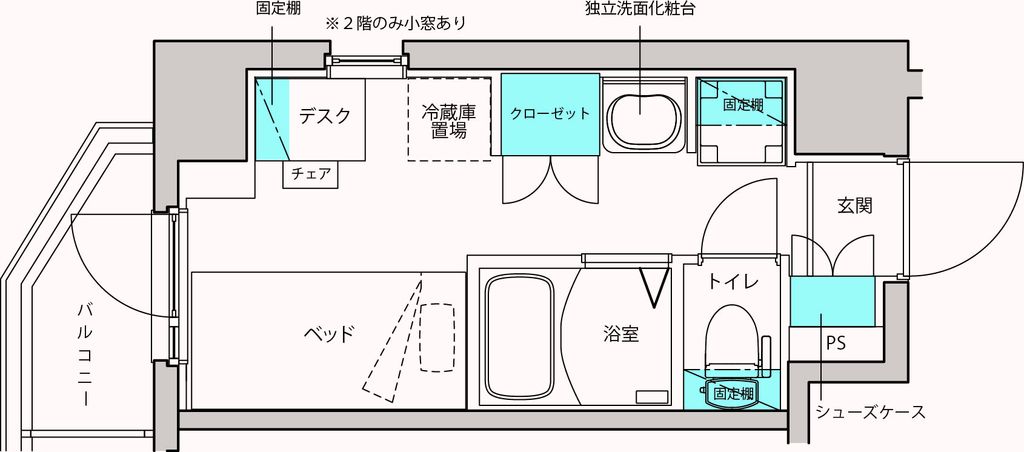 キャンパスヴィレッジ元住吉テラスの間取り写真