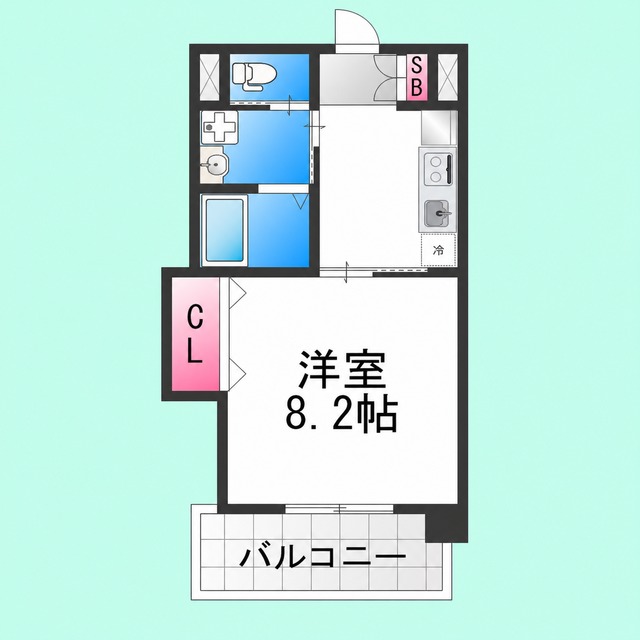 南海電鉄南海本線 堺駅 徒歩7分 11階建 築20年の間取り写真