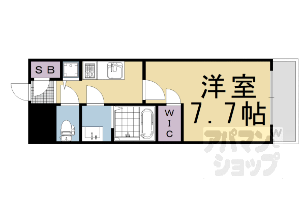 エスプレイス京都駅ウエストの間取り写真