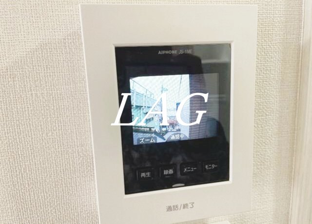 セキュリティ　モニター付きインターフォンです。