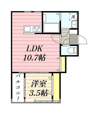 西鉄天神大牟田線 雑餉隈駅 徒歩3分 3階建 新築の間取り写真