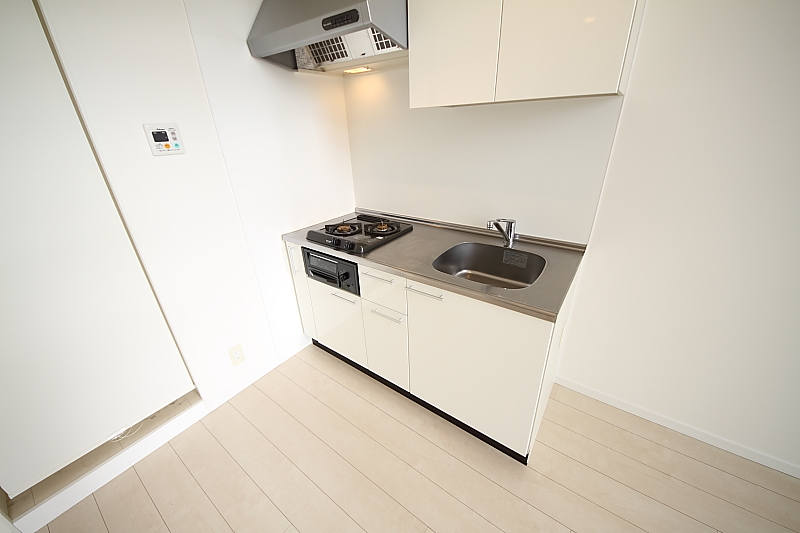 キッチン　グリル付きのシステムキッチン