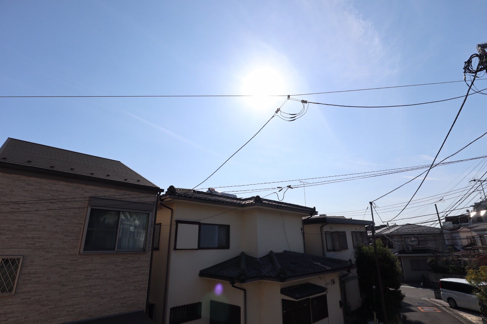 眺望　日当たりの良い、明るいお部屋です。