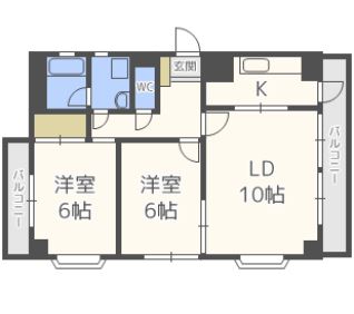 第５入江ビル東雲弐番館の間取り