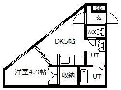 イーストリッチ６５の間取り