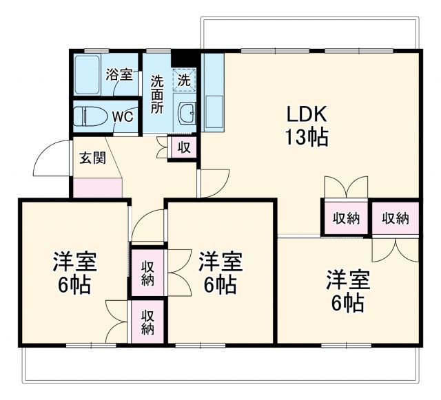 【サンシャイン０１の間取り】