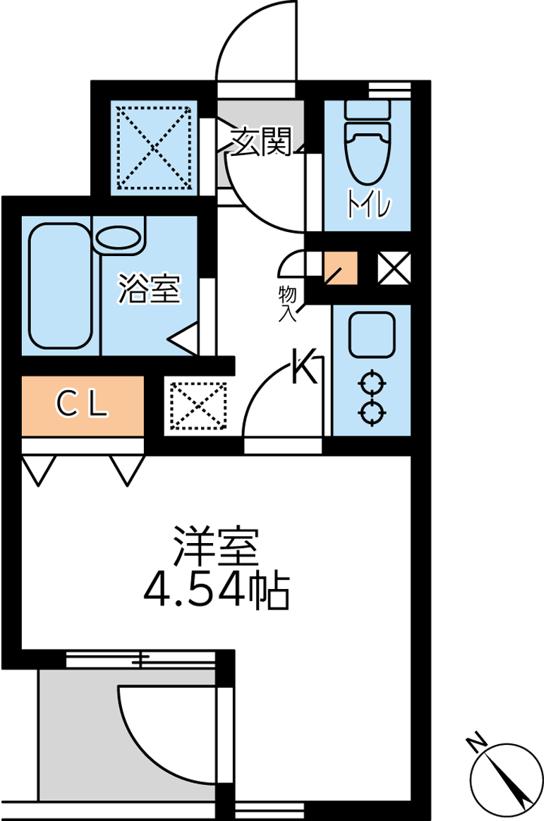 フォレシティ六本木の間取り