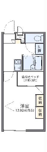 レオパレスサンモモカの間取り