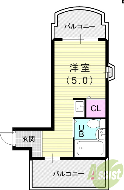 グランディアみなと六甲の間取り