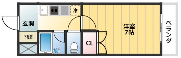 【メゾンオームラの間取り】