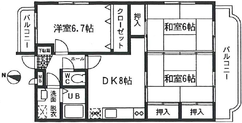 ソフィア小斉平の間取り