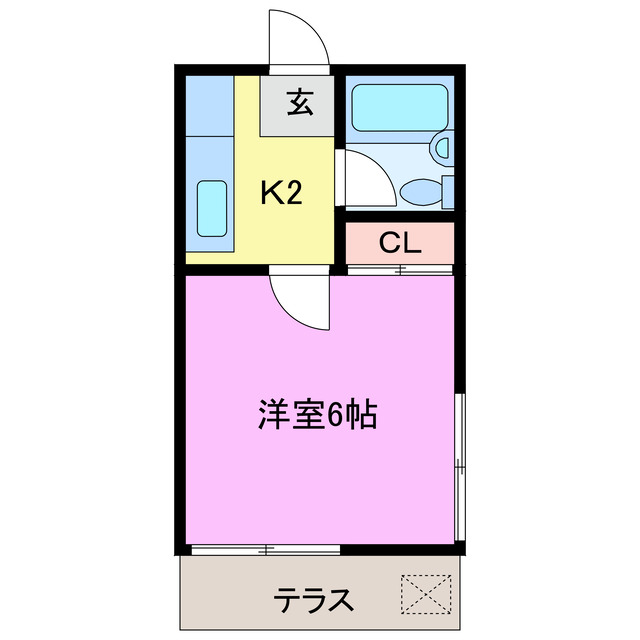 コーポ高塚の間取り