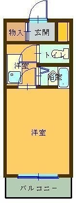 姫路市増位本町のマンションの間取り