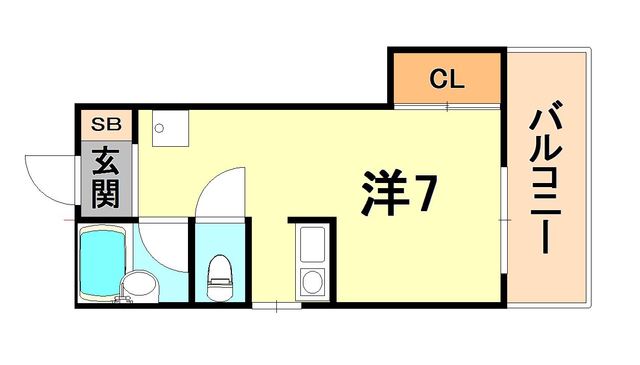 ハイツ本山南の間取り