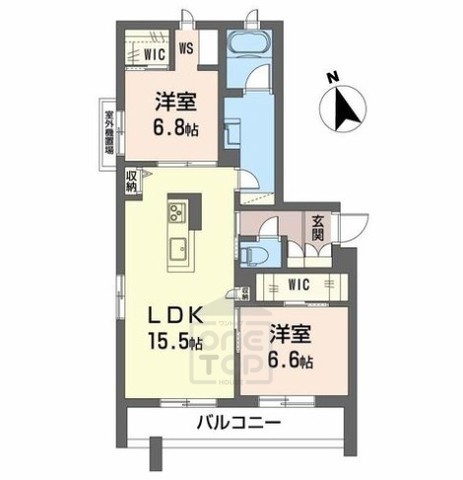 シャーメゾン スエヒロの間取り